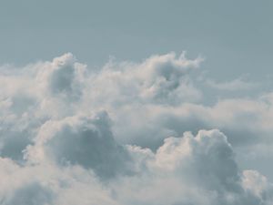 Preview wallpaper clouds, porous, gray, sky