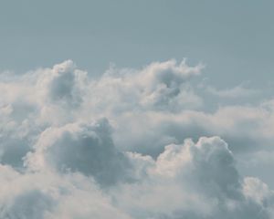 Preview wallpaper clouds, porous, gray, sky