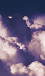 Preview wallpaper clouds, porous, overcast