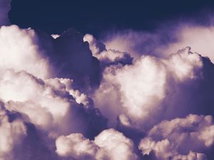 Preview wallpaper clouds, porous, overcast