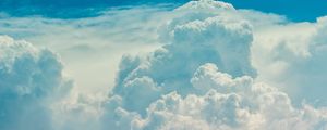 Preview wallpaper clouds, porous, sky