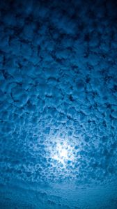 Preview wallpaper clouds, porous, sky, moon