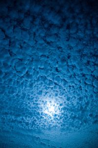 Preview wallpaper clouds, porous, sky, moon