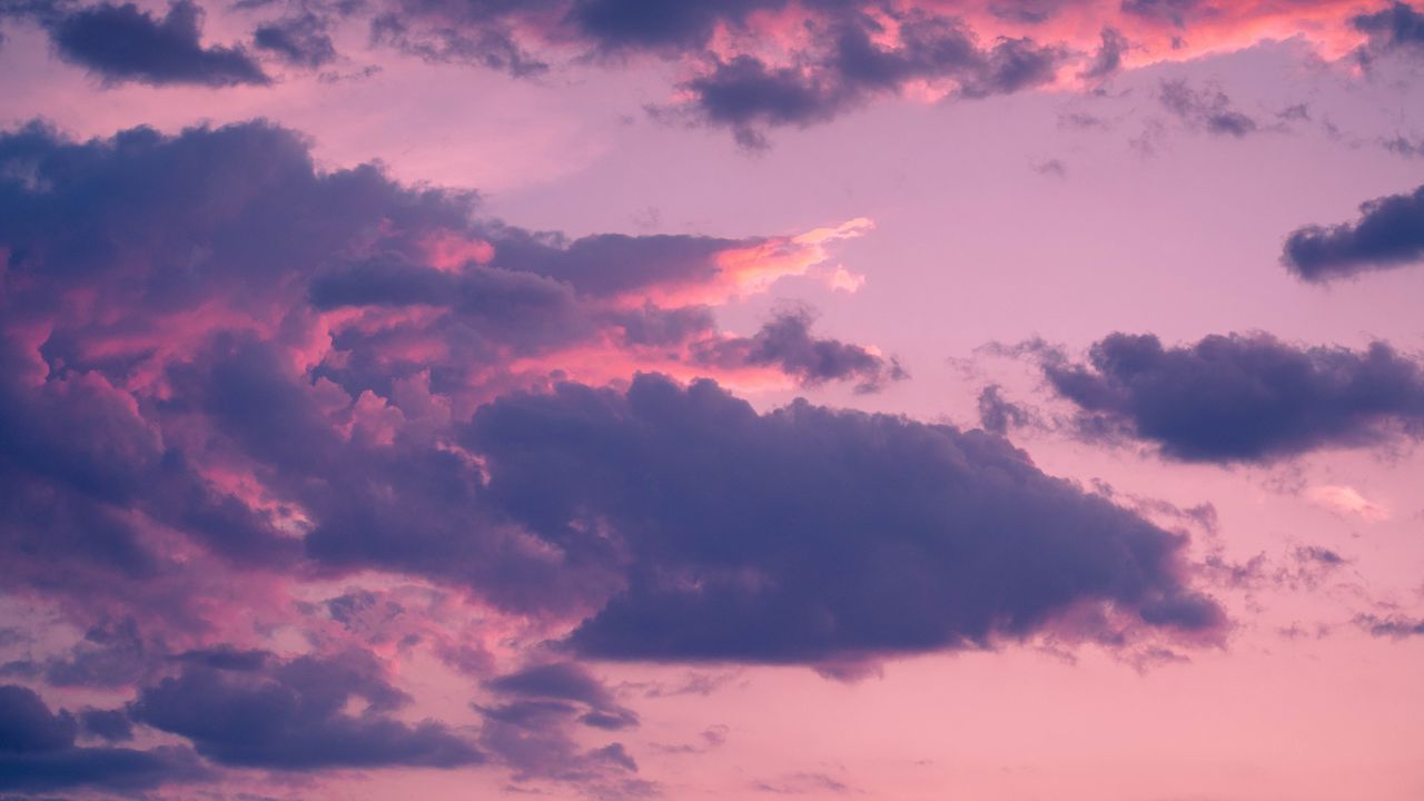 Wallpaper clouds, porous, sky, sunset