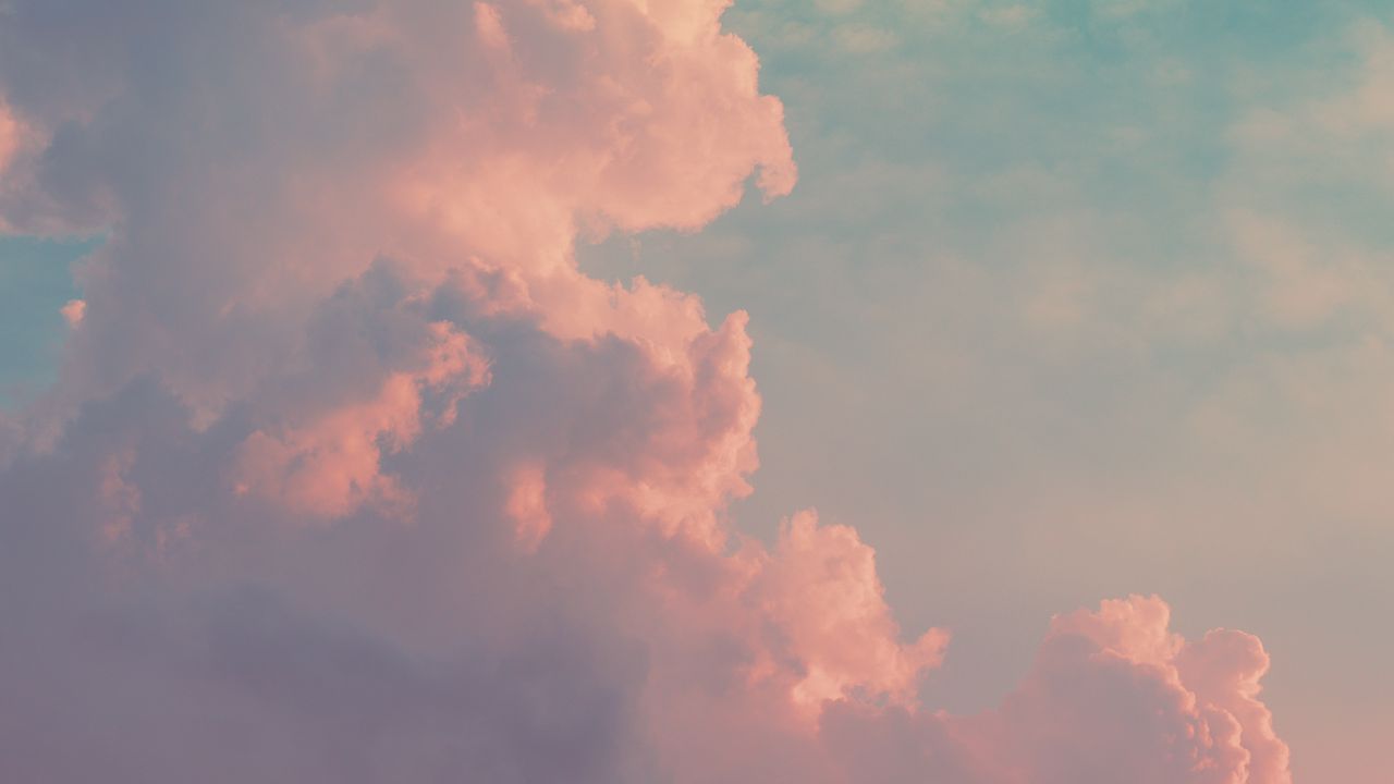 Wallpaper clouds, porous, sky, bright, day