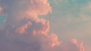 Preview wallpaper clouds, porous, sky, bright, day