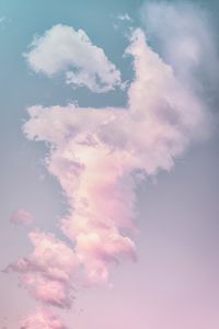 Preview wallpaper clouds, porous, sky, pastel