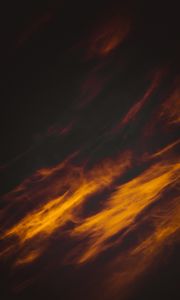 Preview wallpaper clouds, porous, sunset, sky