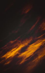 Preview wallpaper clouds, porous, sunset, sky