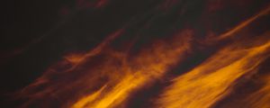 Preview wallpaper clouds, porous, sunset, sky