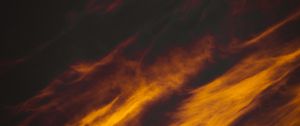 Preview wallpaper clouds, porous, sunset, sky