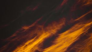 Preview wallpaper clouds, porous, sunset, sky