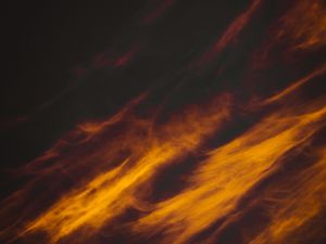 Preview wallpaper clouds, porous, sunset, sky