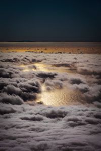 Preview wallpaper clouds, sea, aerial view, height, overview