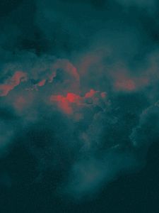 Preview wallpaper clouds, shine, stars, night