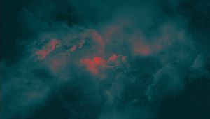 Preview wallpaper clouds, shine, stars, night