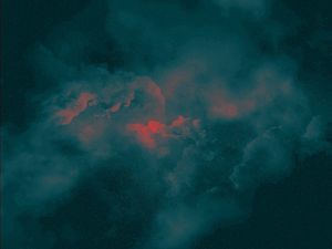 Preview wallpaper clouds, shine, stars, night