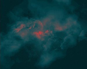 Preview wallpaper clouds, shine, stars, night