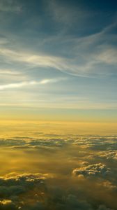 Preview wallpaper clouds, sky, atmosphere, height, flight