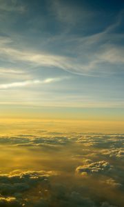 Preview wallpaper clouds, sky, atmosphere, height, flight