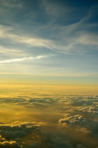 Preview wallpaper clouds, sky, atmosphere, height, flight