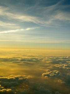 Preview wallpaper clouds, sky, atmosphere, height, flight