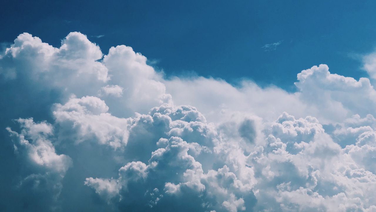 Wallpaper clouds, sky, beautiful, blue