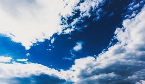 Preview wallpaper clouds, sky, blue