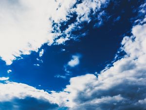 Preview wallpaper clouds, sky, blue