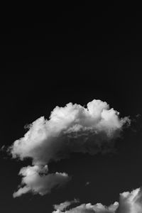 Preview wallpaper clouds, sky, bw, porous