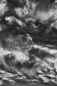 Preview wallpaper clouds, sky, bw, thick