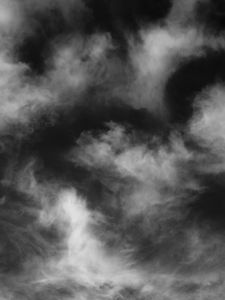 Preview wallpaper clouds, sky, bw