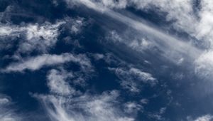 Preview wallpaper clouds, sky, cloudy, porous, airy