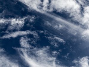 Preview wallpaper clouds, sky, cloudy, porous, airy