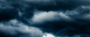 Preview wallpaper clouds, sky, dark, porous, cloudy