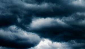 Preview wallpaper clouds, sky, dark, porous, cloudy