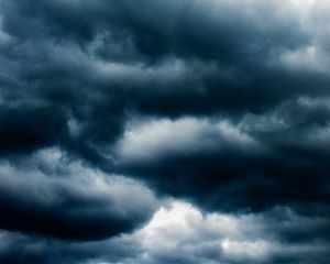 Preview wallpaper clouds, sky, dark, porous, cloudy