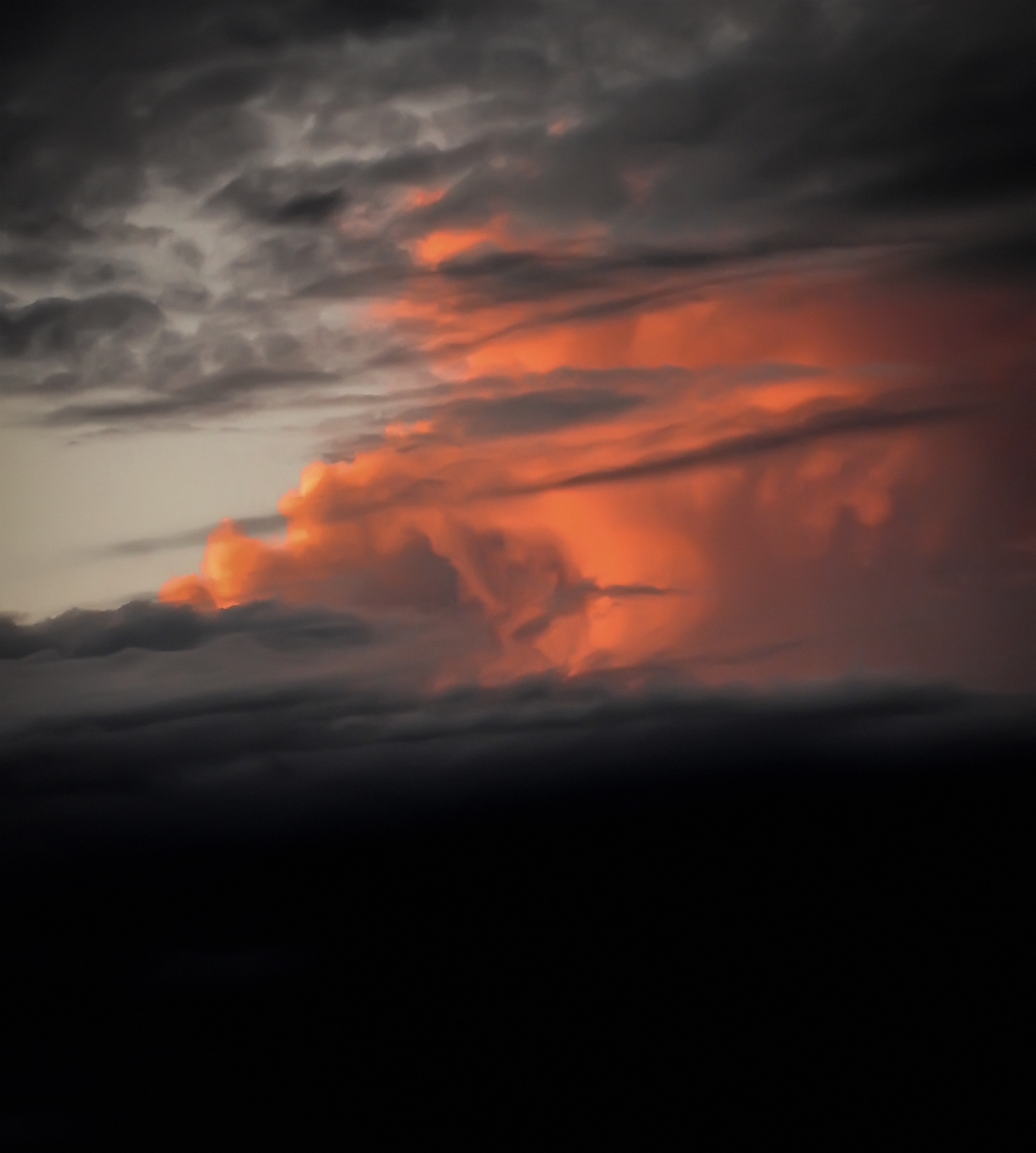 Download wallpaper 3000x3339 clouds, sky, dark, sunset, night hd background