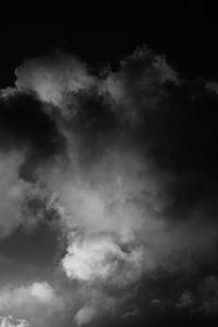 Preview wallpaper clouds, sky, dark, bw