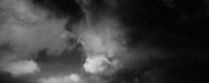 Preview wallpaper clouds, sky, dark, bw