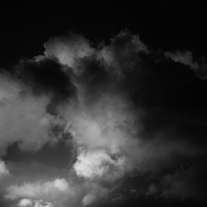 Preview wallpaper clouds, sky, dark, bw