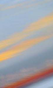 Preview wallpaper clouds, sky, distortion, sunset