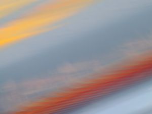 Preview wallpaper clouds, sky, distortion, sunset