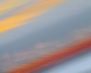 Preview wallpaper clouds, sky, distortion, sunset