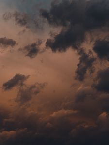 Preview wallpaper clouds, sky, dusk, evening