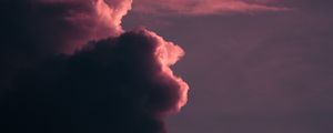 Preview wallpaper clouds, sky, dusk, purple