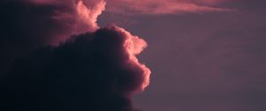 Preview wallpaper clouds, sky, dusk, purple