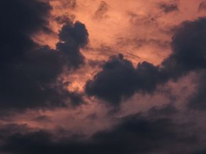 Preview wallpaper clouds, sky, dusk, atmosphere