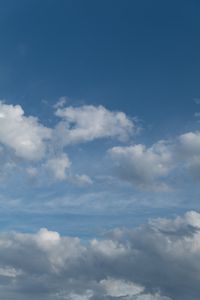 Preview wallpaper clouds, sky, elevation, blue