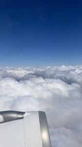 Preview wallpaper clouds, sky, height, turbine, flight